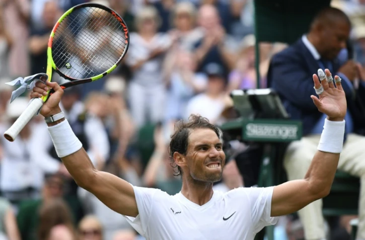 Rafael Nadal vainqueur avec autorité du Portugais Joaõ Sousa à Wimbledon, le 8 juillet 2019