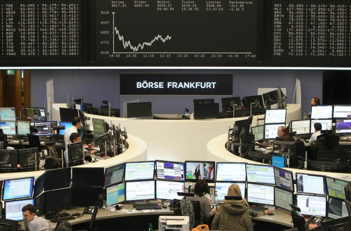 La bourse de Francfort, le 11 février 2016