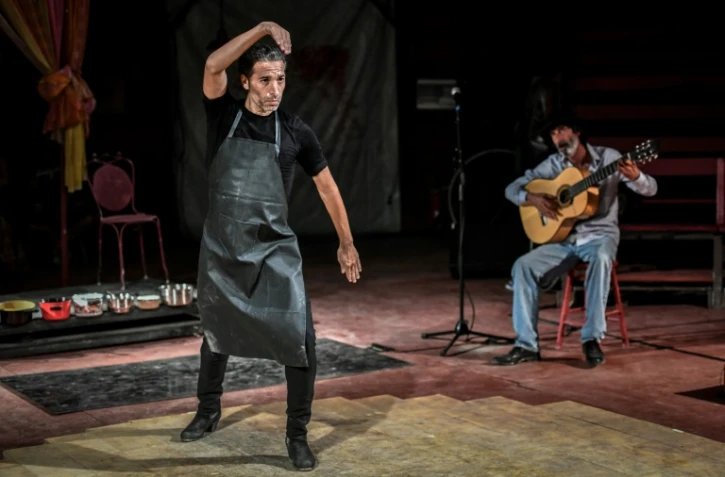 Le danseur Israel Galvan le 11 septembre 2018 à Paris