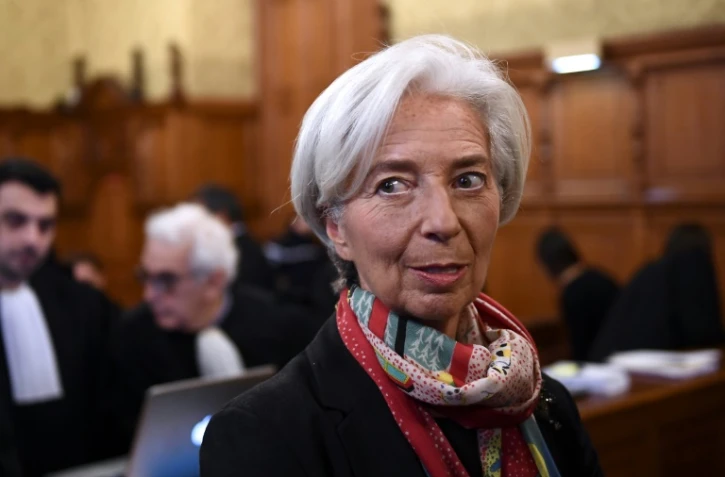 La directrice générale du FMI Christine Lagarde au Palais de justice de Paris le 12 décembre 2016