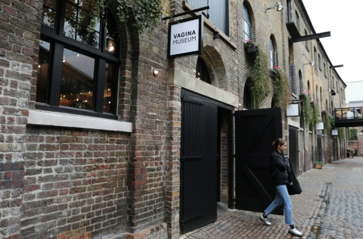 L'entrée du Musée du Vagin à Camden, dans le nord de Londres
