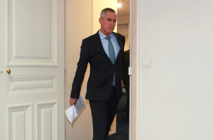 Le procureur de Paris François Molins, lors d'une conférence de presse au tribunal, le 6 octobre 2017