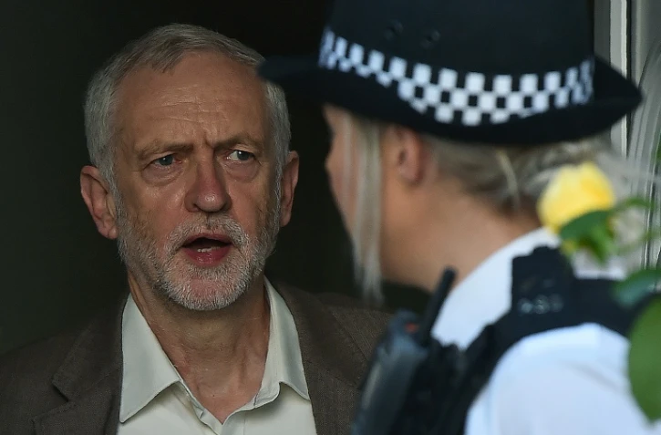 Le chef du Parti travailliste Jeremy Corbyn quitte son domicile le 28 juin 2016