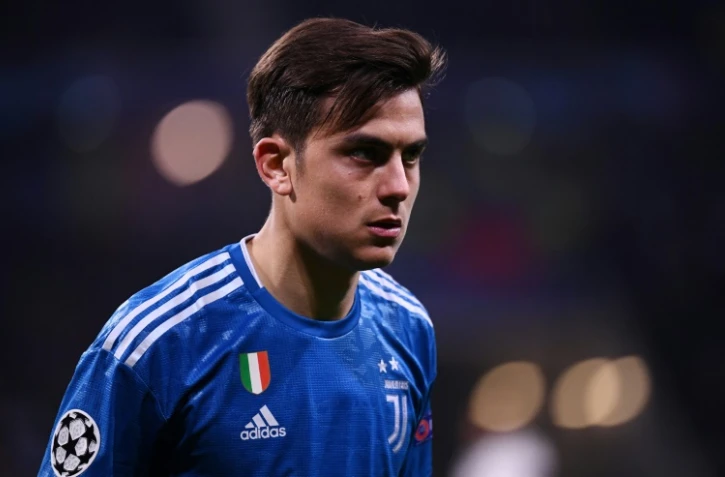 L'attaquant argentin de la Juventus Paulo Dybala face à l'OL, le 26 février 2020 à Lyon