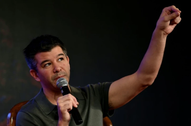 Travis Kalanick le 16 décembre 2016 à New Delhi 