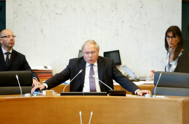 Le président du parlement de Wallonie, André Antoine à Namur, le 14 octobre 2016