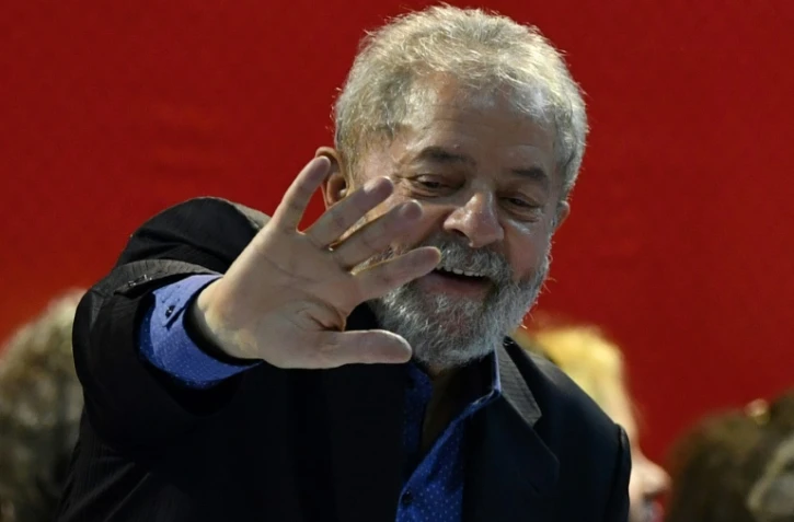 L'ancien président brésilien Luiz Inacio Lula, à Sao Paulo le 5 mai 2017