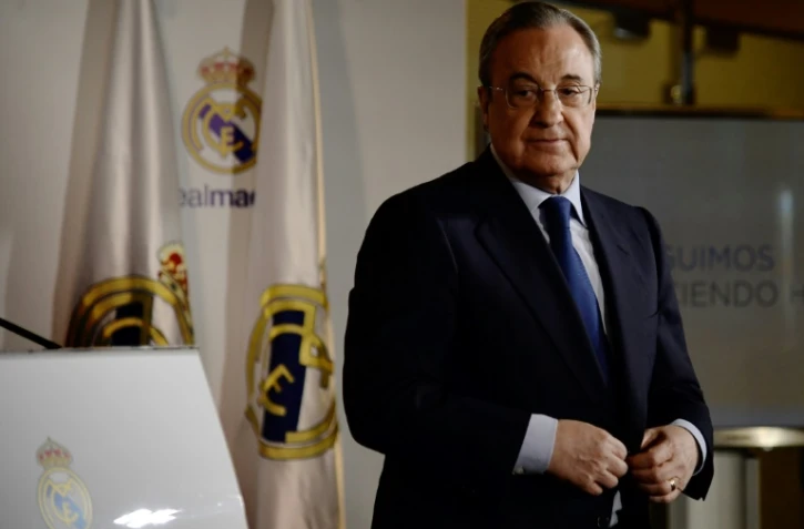 Le président du Real Madrid, Florentino Perez, le 19 juin 2017 à Madrid