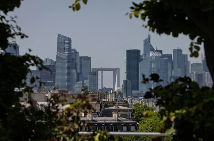Le quartier d'affaires de La Défense, à l'ouest de Paris, le 1er juillet 2025