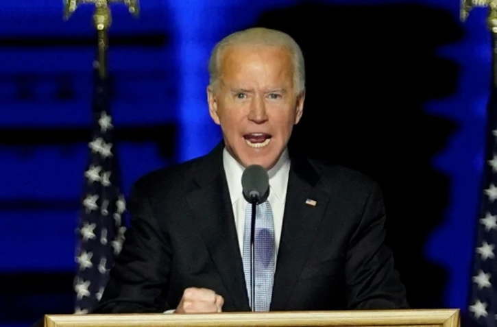 Joe Biden fait un discours à Wilmington, Delaware, le 7 novembre 2020 après la proclamation de son élection