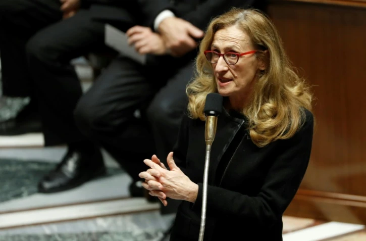 La ministre de la Justice Nicole Belloubet répond à une question au gouvernement à l'Assemblée, le 19 décembre 2017