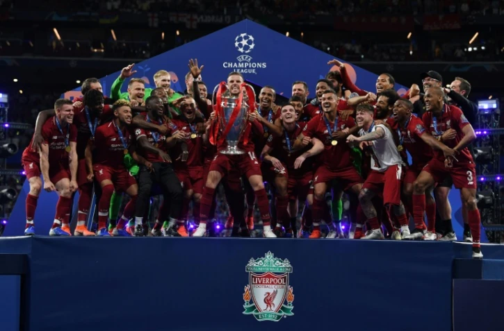Les joueurs de Liverpool remportent la Ligue des champions en battant Tottenham le 1er juin 2019