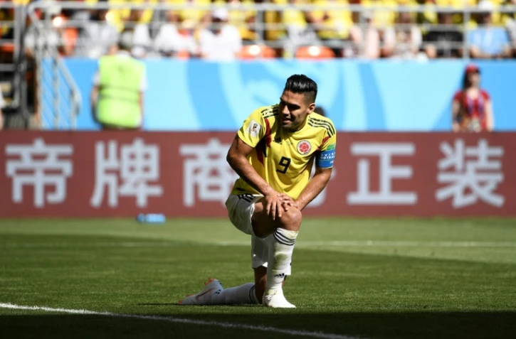L'attaquant colombien Radamel Falcao lors du match contre le Japon, le 19 juin 2018 à Saransk