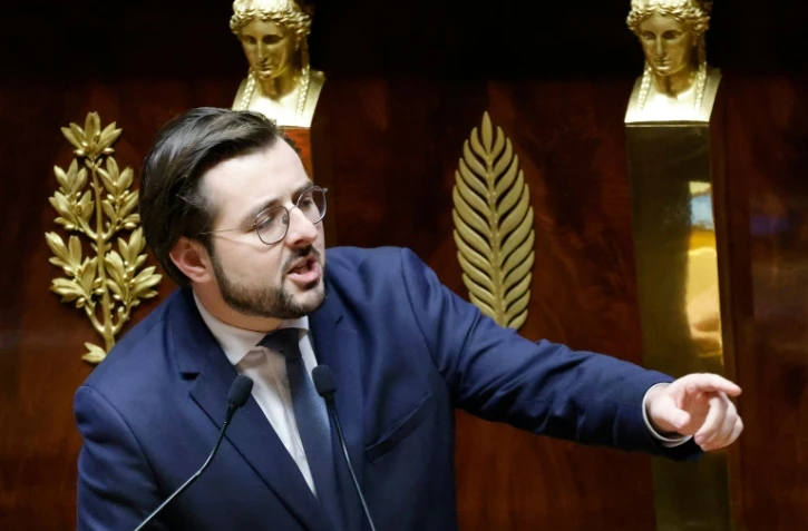 Le député socialiste Philippe Brun à Paris le 21 octobre 2024