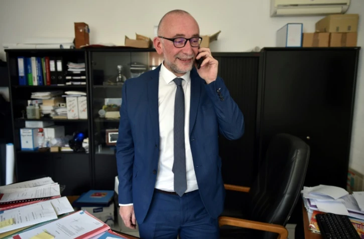 Olivier Vilmart, directeur de la prison de Carcassonne, dans son bureau, le 23 février 2017
