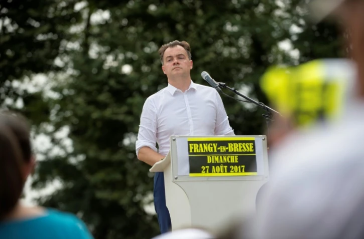 Le président de l'association Anticor, Jean-Christophe Picard, le 27 août 2017 à Frangy-en-Bresse
