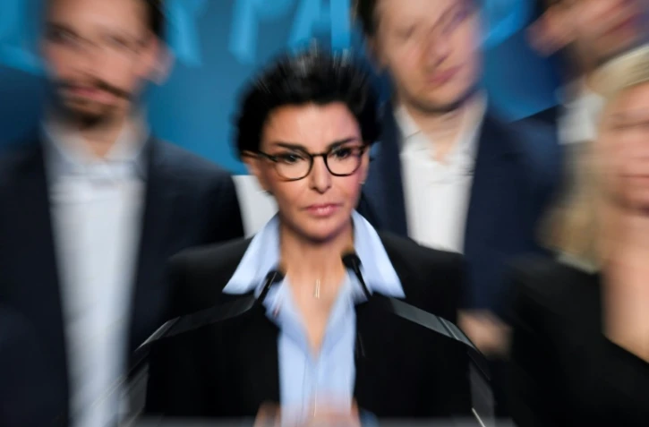 Rachida Dati lors de la présentation de son programme électoral pour la mairie de Paris, le 24 février 2020