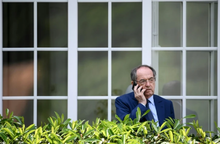 Le président de la Fédération française de football (FFF) Noël Le Graët le 4 juin 2019 à Clairefontaine-en-Yvelines