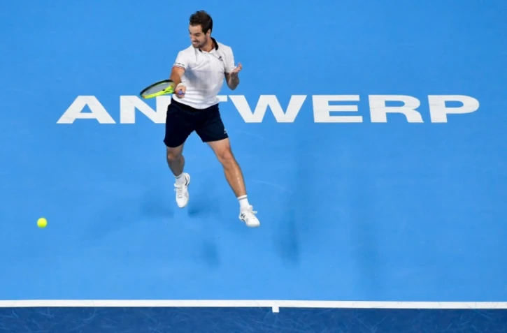 Richard Gasquet face à l'Argentin Diego Schwartzman en finale du tournoi d'Anvers, le 23 octobre 2016