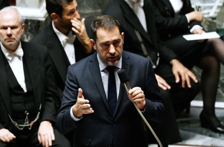 Christophe Castaner lors des questions au gouvernement à l'Assemblée nationale le 6 novembre 2018