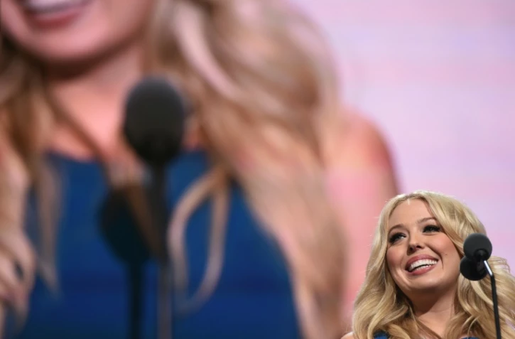 Tiffany Trump, la fille de Donald Trump, s'adresse à la Convention républicaine à Cleveland le 19 juillet 2016