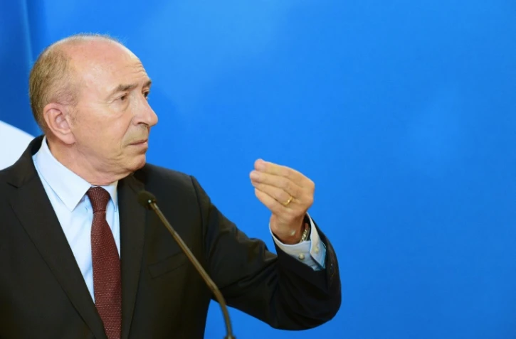 Le ministre français de l'Intérieur Gérard Collomb à Bordeaux, le 17 novembre 2017