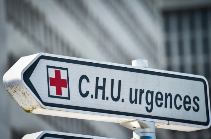 Panneau indiquant les urgences du CHU de Nantes, le 30 avril 2019