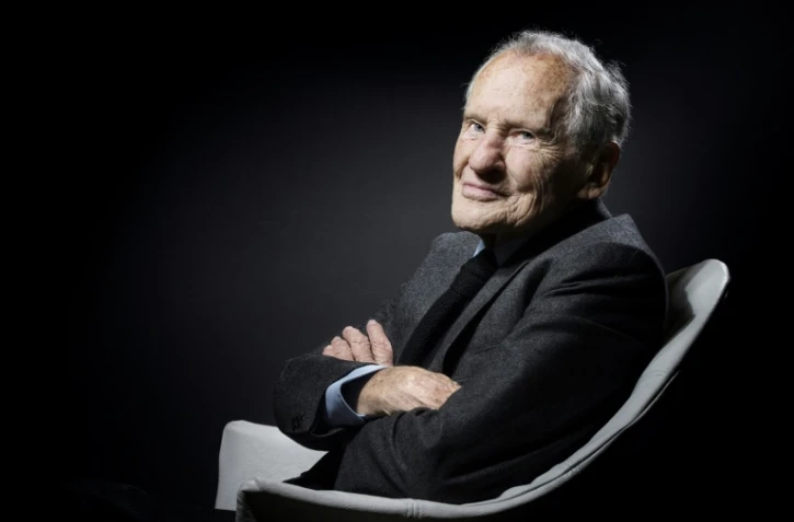 Jean d'Ormesson, écrivain et membre de l'Académie française, le 31 janvier 2017 à Paris