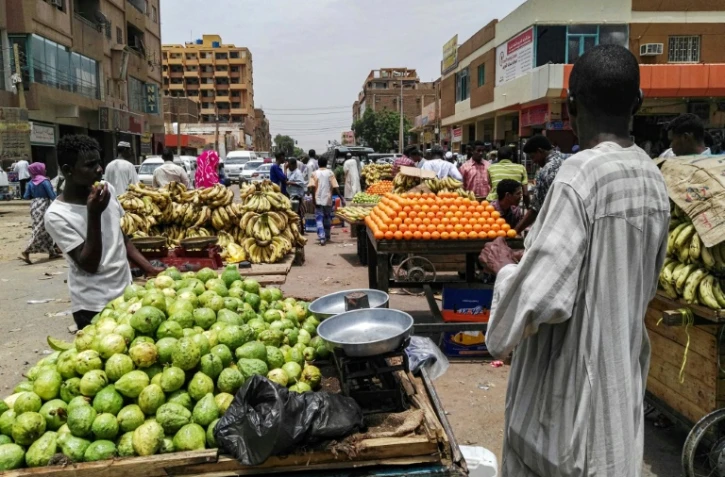 Un marché de Khartoum au Soudan, le 11 juin 2019