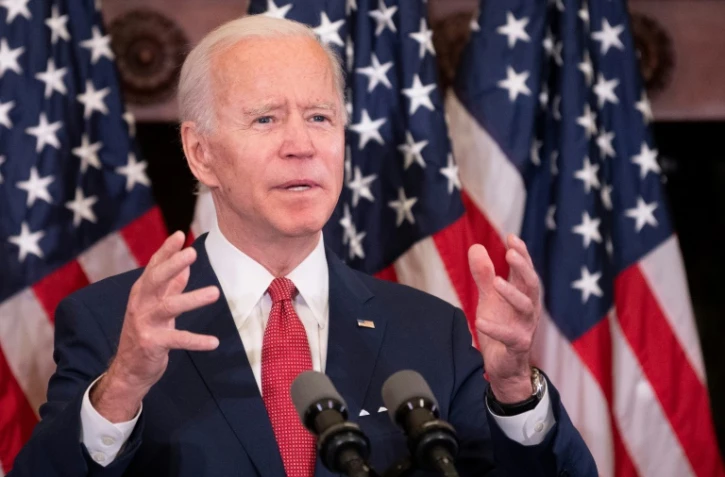 Le candidat démocrate à la Maison Blanche Joe Biden lors d'un discours à Philadelphie, le 2 juin 2020
