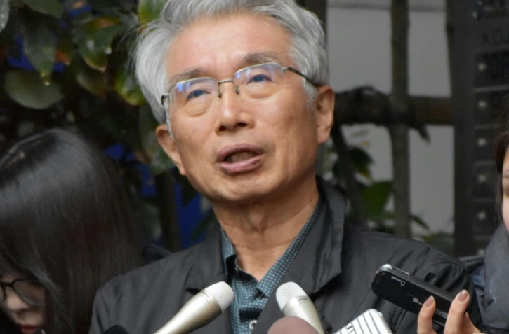 Junichiro Hironaka, un des avocats de Carlos Ghosn s'adresse à la presse à Tokyo, le 4 janvier  2020