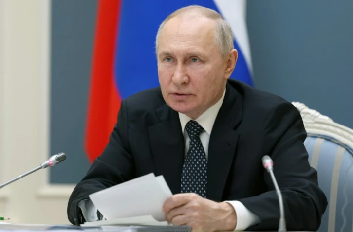 Le président russe Vladimir Poutine à Moscou, le 5 avril 2023