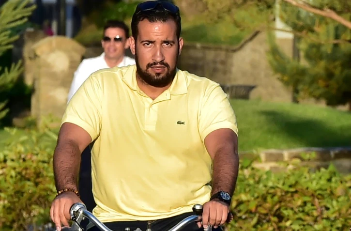 Alexandre Benalla au Touquet, le 17 juin 2017