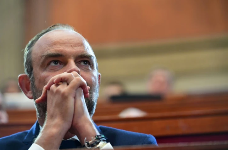 Le Premier ministre Edouard Philippe le 12 septembre 2019 au Conseil économique social et environnemental (Cese) à Paris