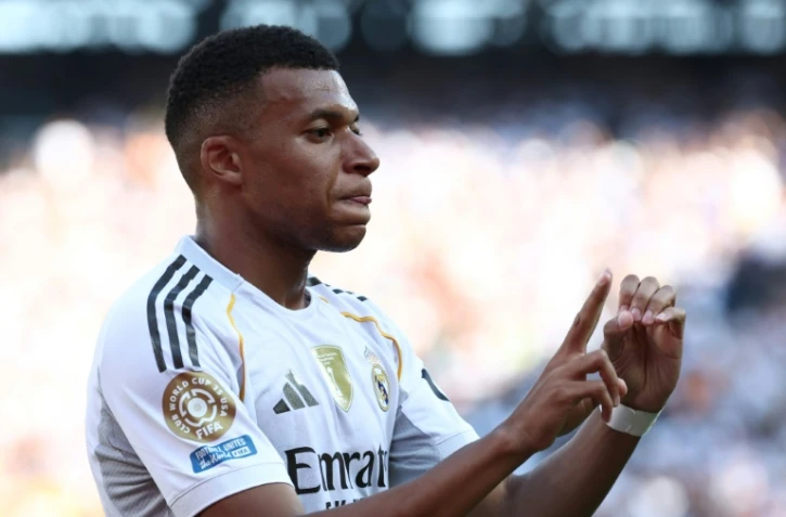 Kylian Mbappé lors du match du Real Madrid contre le Borussia Dortmund en quarts de finale du Mondial des clubs, le 5 juillet 2025 à East Rutherford, dans le New Jersey