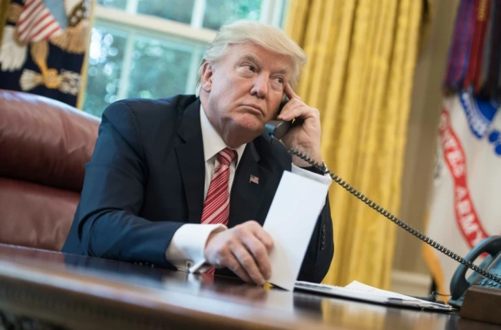 Le président américain Donald Trump, dans le bureau ovale de la Maison blanche à Washington, le 27 juin 2017