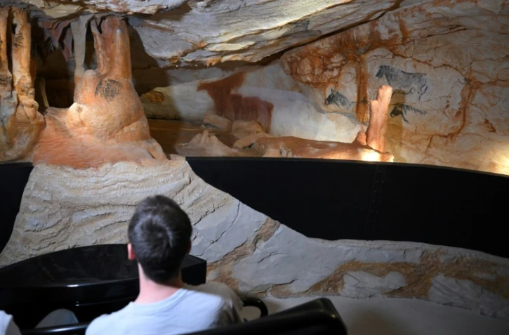 La grotte Cosquer au musée "Cosquer Méditerranée", à Marseille, le 1er juin 2022