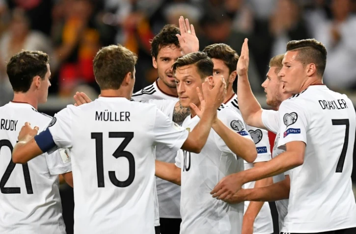 Les champions du monde allemands ont été impitoyables face à la Norvège, surclassée à Stuttgart, le 4 septembre 2017 