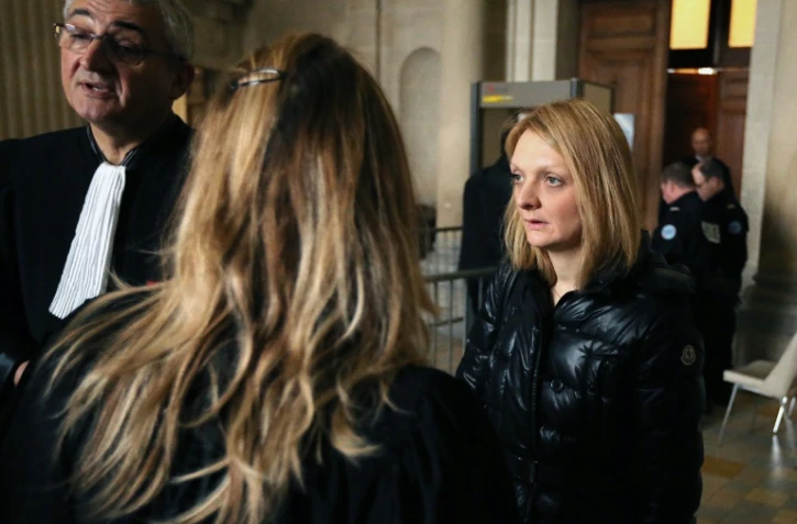La femme de Vincent Lambert, Rachel Lambert (d), au tribunal de Reims, le 1er février 2016