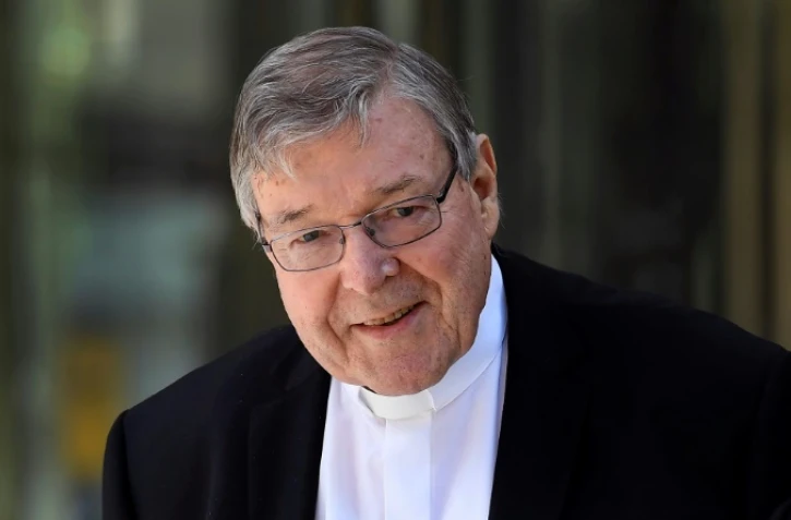 Le cardinal australien George Pell à Melbourne le 10 décembre 2018