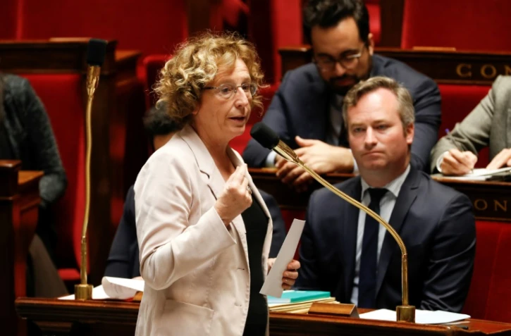 La ministre du Travail Muriel Pénicaud le 7 novembre 2017 à l'Assemblée nationale à Paris