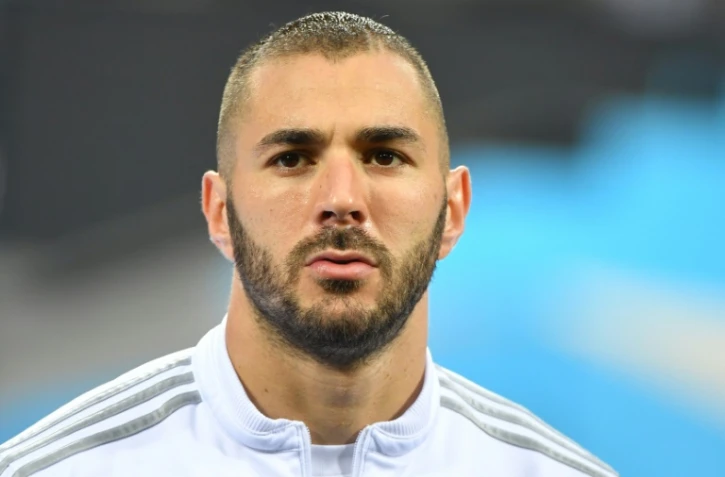 Karim Benzema, le 29 mai 2016 à Milan avant la finale de la Ligue des champions Real Madrid - Atlético Madrid