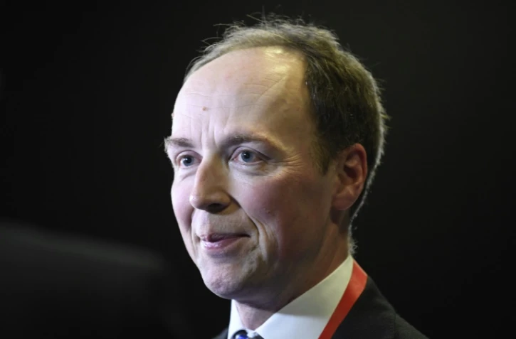 Jussi-Halla-aho, président du parti des Vrais Finlandais (droite anti-immigration), le 10 juin 2017 à Jyvaeskylae