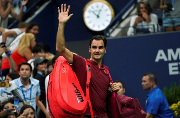 Le Suisse Roger Federer battu en 8es de finale de l'US Open par l'Australien John Millman le 3 septembre 2018