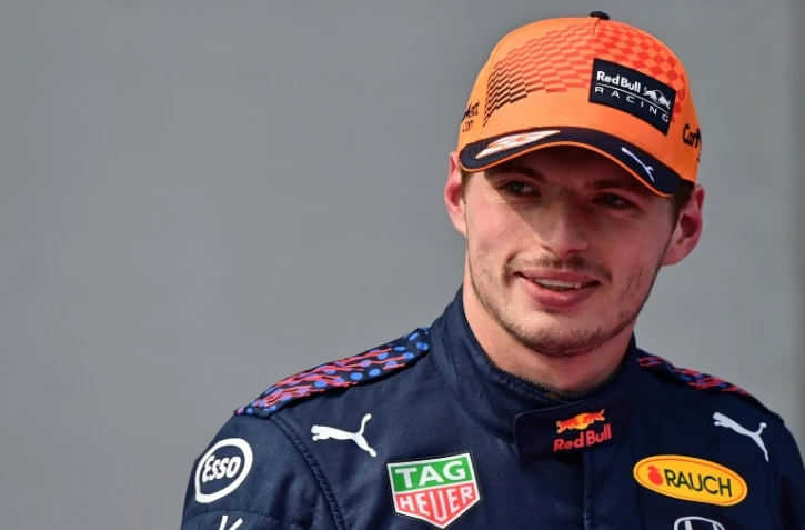 Le Néerlandais Max Verstappen (Red Bull) après sa victoire au GP d'Autriche de F1, le 4 juillet 2021 à Spielberg 