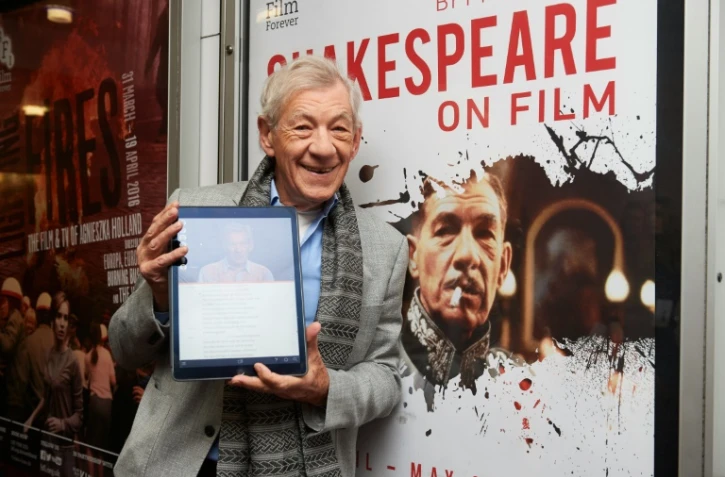 L'acteur britannique Ian McKellen, à Londres le 22 avril 2016