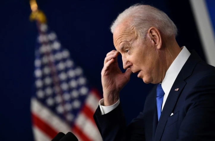 Joe Biden Ă la Maison Blanche le 14 janvier 2022