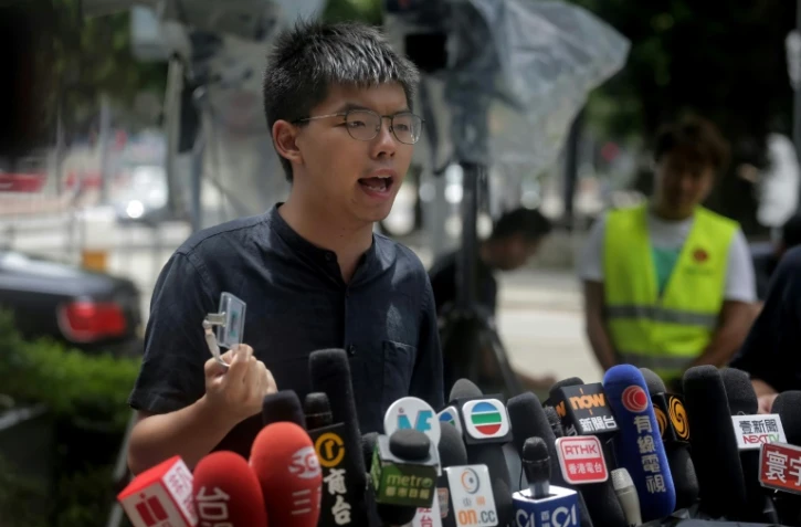 Le militant pro-démocratie Joshua Wong, à Hong Kong le 2 juillet 2019