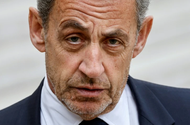 Nicolas Sarkozy à Paris le 25 février 2022