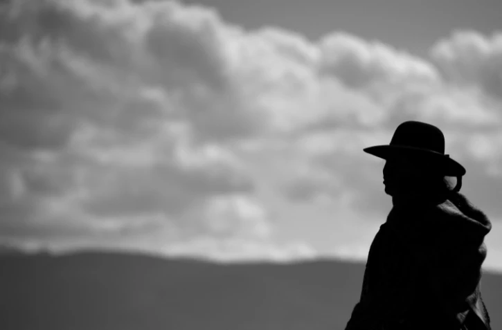 Un Bolivien d'une ethnie indigène, le 11 janvier 2015 à Uyuni.